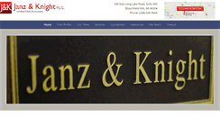 Desktop Screenshot of janzandknight.com